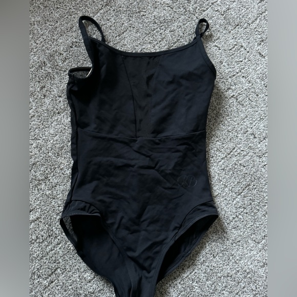 Russian Pointe black ballet mesh leotard size XS NEW - Picture 1 of 10